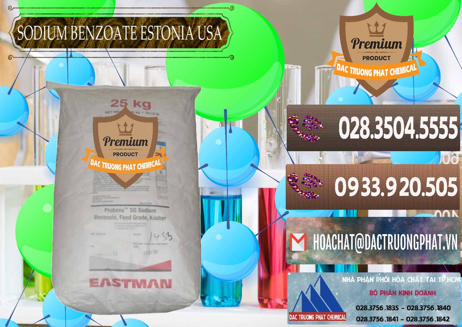Đơn vị cung cấp - bán Sodium Benzoate - Mốc Bột Estonia Mỹ USA - 0468 - Đơn vị kinh doanh & phân phối hóa chất tại TP.HCM - hoachatviet.net