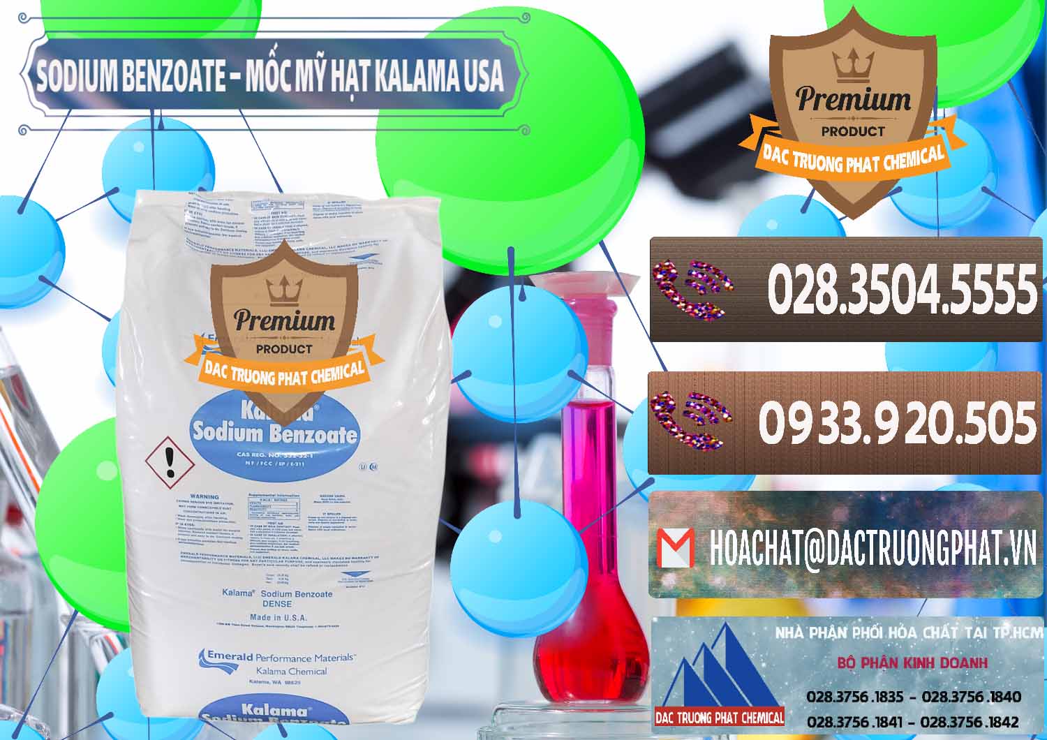Cty chuyên nhập khẩu - bán Sodium Benzoate - Mốc Hạt Kalama Food Grade Mỹ Usa - 0137 - Nơi chuyên phân phối - cung ứng hóa chất tại TP.HCM - hoachatviet.net