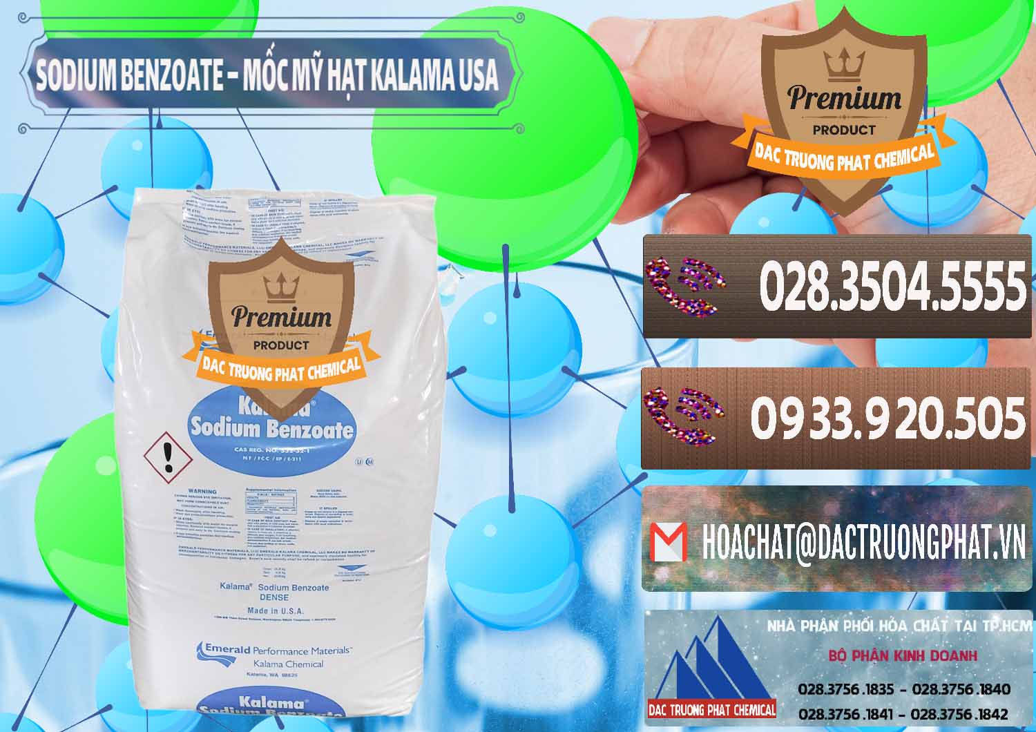 Cty nhập khẩu và bán Sodium Benzoate - Mốc Hạt Kalama Food Grade Mỹ Usa - 0137 - Chuyên phân phối ( cung cấp ) hóa chất tại TP.HCM - hoachatviet.net