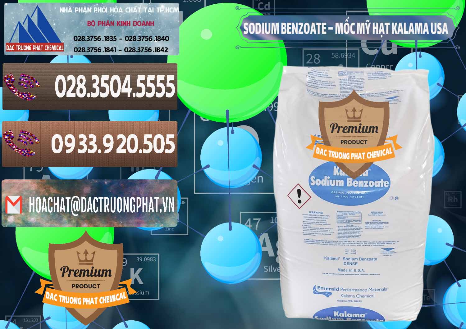 Đơn vị bán _ phân phối Sodium Benzoate - Mốc Hạt Kalama Food Grade Mỹ Usa - 0137 - Nhà cung ứng & phân phối hóa chất tại TP.HCM - hoachatviet.net