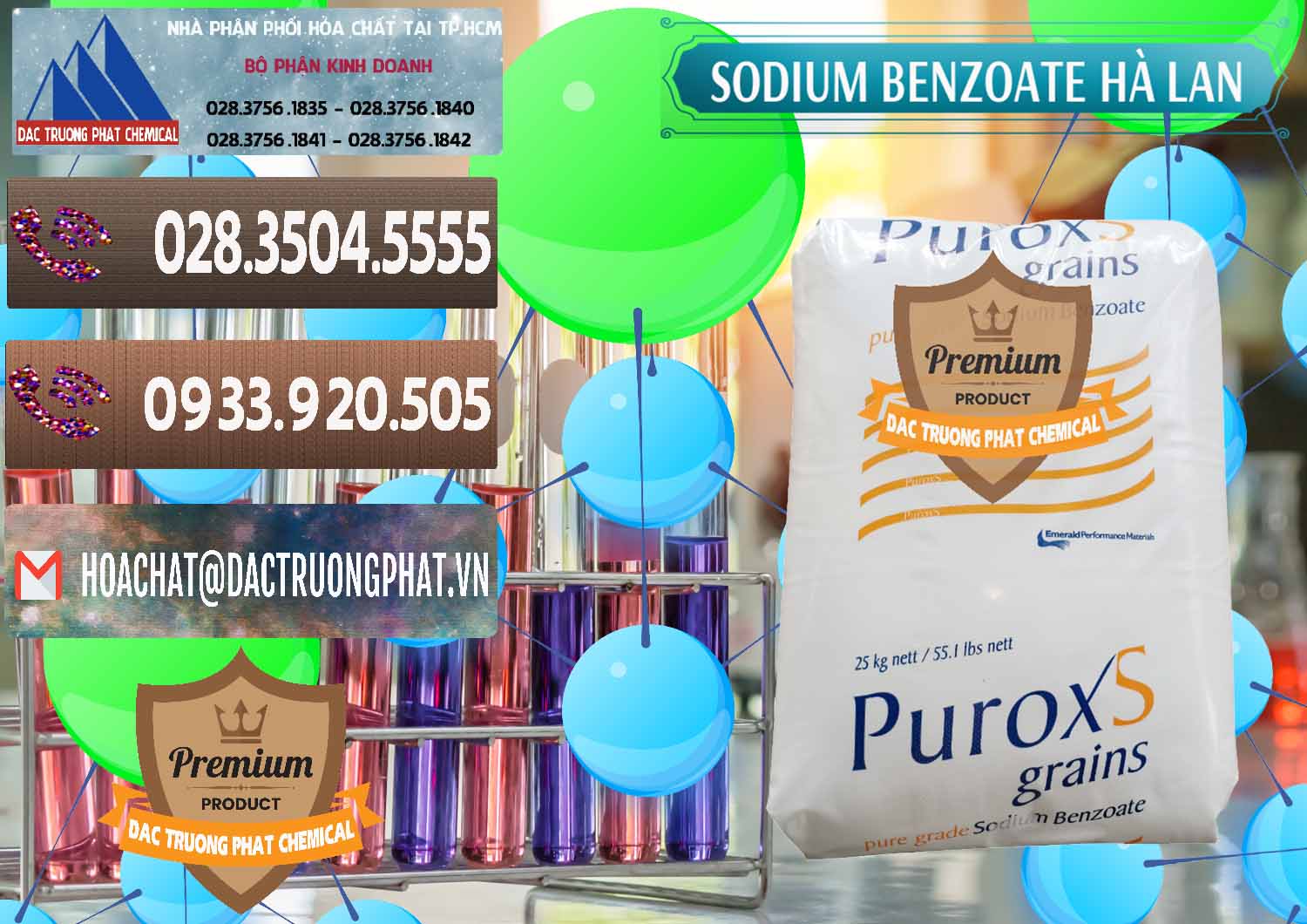 Nơi kinh doanh ( bán ) Sodium Benzoate - Mốc Bột Puroxs Hà Lan Netherlands - 0467 - Chuyên nhập khẩu - cung cấp hóa chất tại TP.HCM - hoachatviet.net