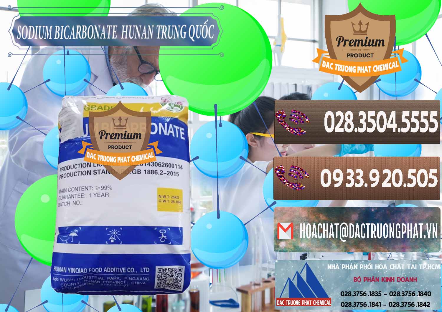 Nơi phân phối ( bán ) Sodium Bicarbonate – Bicar NaHCO3 Hunan Trung Quốc China - 0405 - Chuyên kinh doanh ( phân phối ) hóa chất tại TP.HCM - hoachatviet.net
