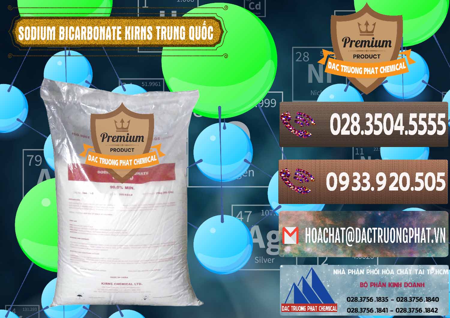 Nơi nhập khẩu ( bán ) Sodium Bicarbonate – Bicar NaHCO3 Food Grade Kirns Trung Quốc - 0217 - Nơi phân phối và cung cấp hóa chất tại TP.HCM - hoachatviet.net