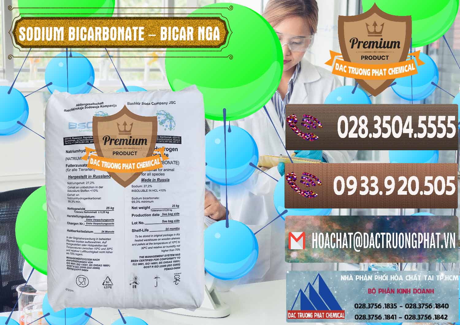 Nhà cung ứng ( bán ) Sodium Bicarbonate – Bicar NaHCO3 Nga Russia - 0425 - Công ty cung cấp - phân phối hóa chất tại TP.HCM - hoachatviet.net