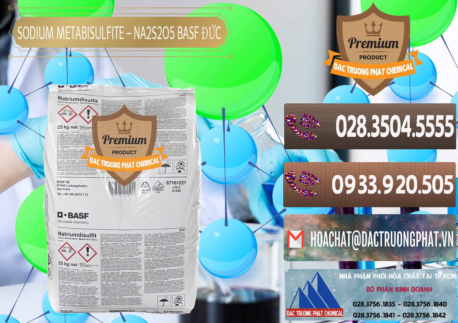 Nhập khẩu - bán Sodium Metabisulfite - NA2S2O5 Food Grade BASF Đức Germany - 0143 - Chuyên phân phối _ nhập khẩu hóa chất tại TP.HCM - hoachatviet.net