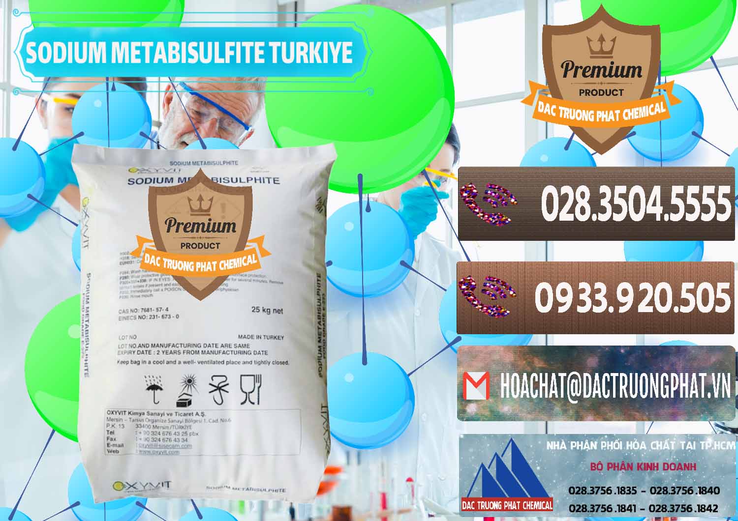 Đơn vị nhập khẩu & bán Sodium Metabisulfite - NA2S2O5 Food Grade E-223 Thổ Nhĩ Kỳ Turkey - 0413 - Nhà phân phối - cung cấp hóa chất tại TP.HCM - hoachatviet.net