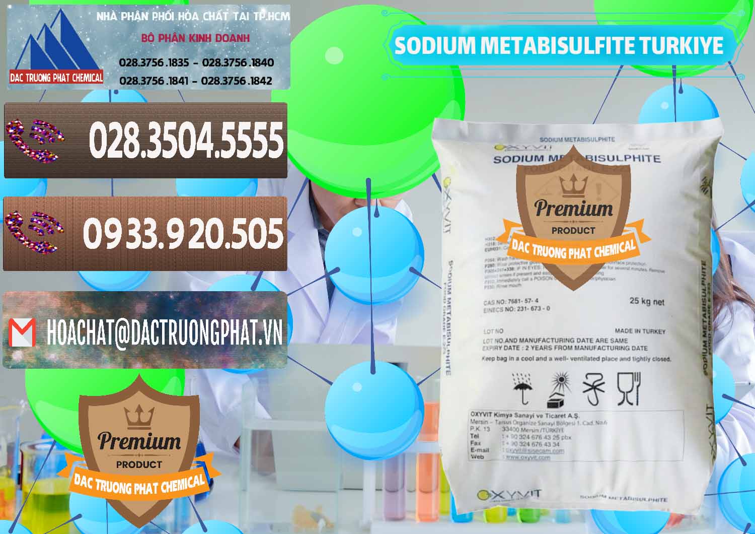 Bán ( cung ứng ) Sodium Metabisulfite - NA2S2O5 Food Grade E-223 Thổ Nhĩ Kỳ Turkey - 0413 - Đơn vị chuyên bán và phân phối hóa chất tại TP.HCM - hoachatviet.net