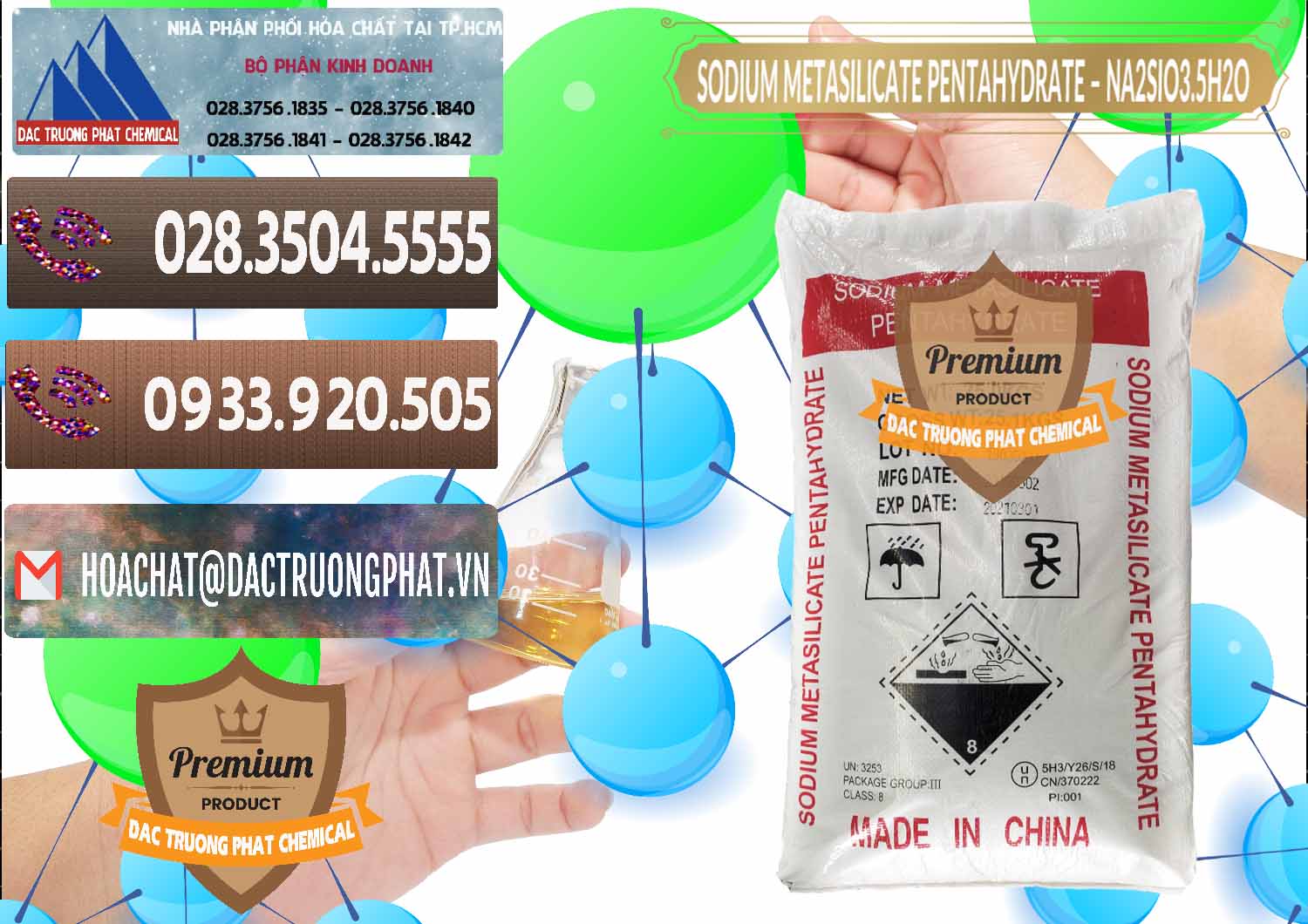 Nhà nhập khẩu & bán Sodium Metasilicate Pentahydrate – Silicate Bột Trung Quốc China - 0147 - Nơi cung cấp - bán hóa chất tại TP.HCM - hoachatviet.net