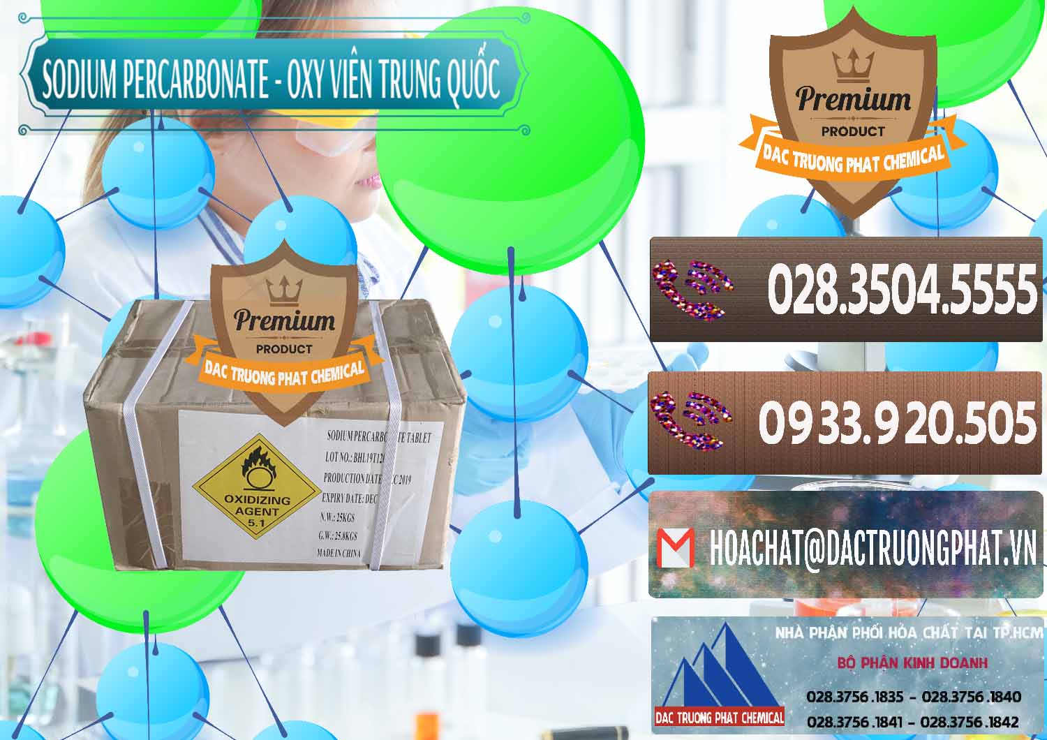 Đơn vị chuyên bán - phân phối Sodium Percarbonate - Oxy Dạng Viên Trung Quốc China - 0329 - Nơi phân phối _ bán hóa chất tại TP.HCM - hoachatviet.net