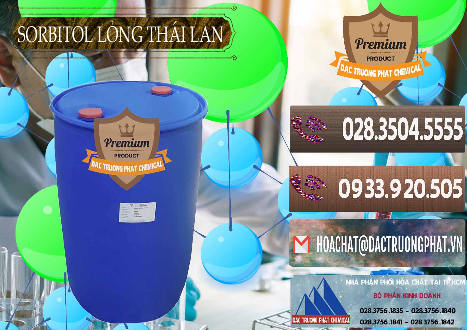 Nơi chuyên cung ứng ( bán ) Sorbitol - C6H14O6 Lỏng 70% Food Grade Thái Lan Thailand - 0341 - Cty bán & phân phối hóa chất tại TP.HCM - hoachatviet.net