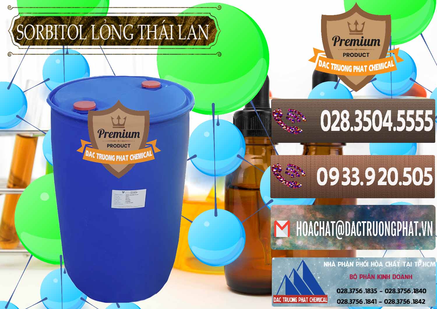 Chuyên kinh doanh và bán Sorbitol - C6H14O6 Lỏng 70% Food Grade Thái Lan Thailand - 0341 - Nơi cung cấp ( kinh doanh ) hóa chất tại TP.HCM - hoachatviet.net