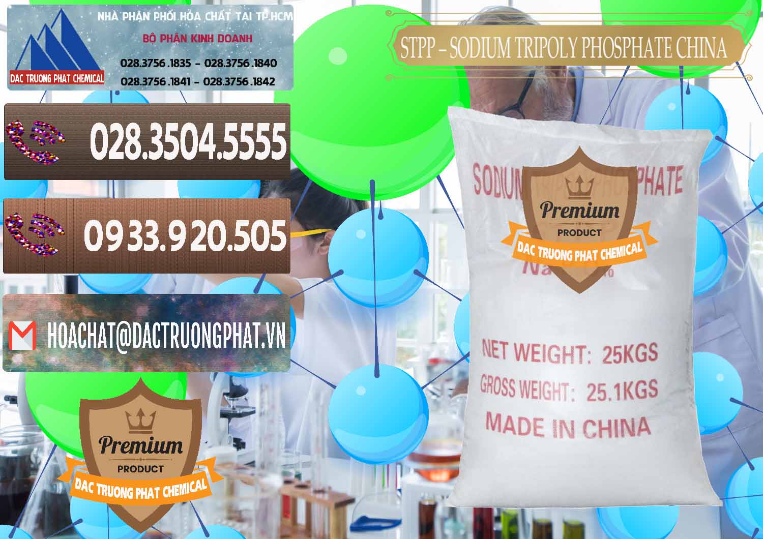 Công ty kinh doanh - bán Sodium Tripoly Phosphate - STPP 96% Chữ Đỏ Trung Quốc China - 0155 - Nơi cung cấp - bán hóa chất tại TP.HCM - hoachatviet.net