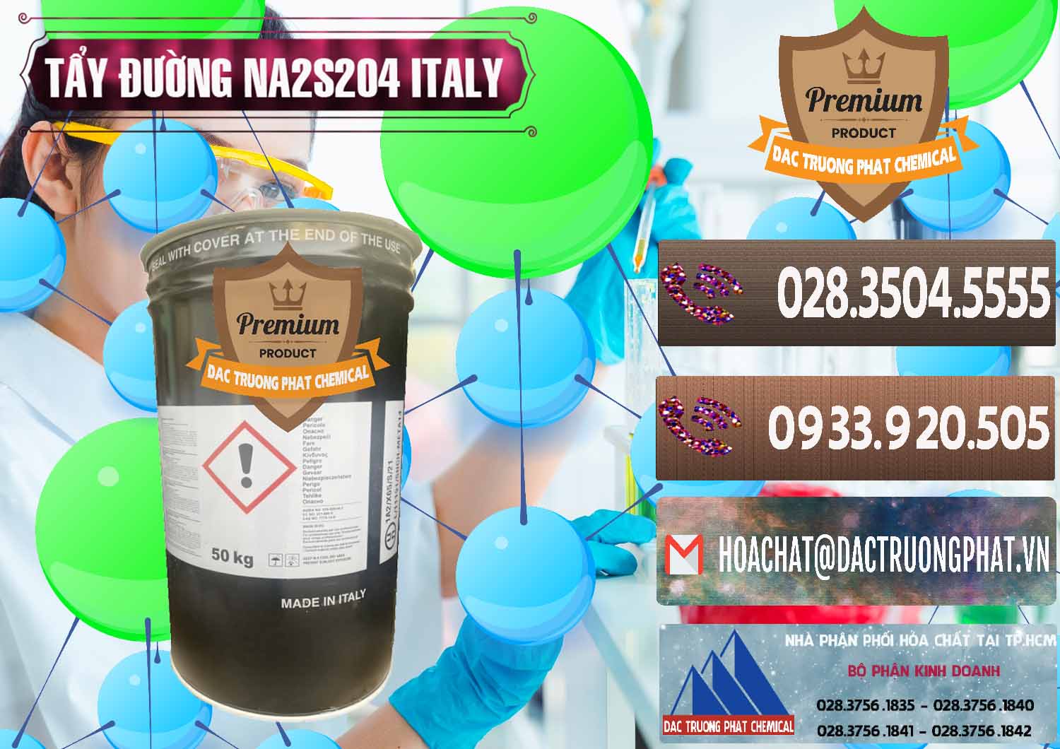 Nơi nhập khẩu _ bán Tẩy Đường - NA2S2O4 Ý Italy - 0422 - Nơi chuyên cung cấp - bán hóa chất tại TP.HCM - hoachatviet.net
