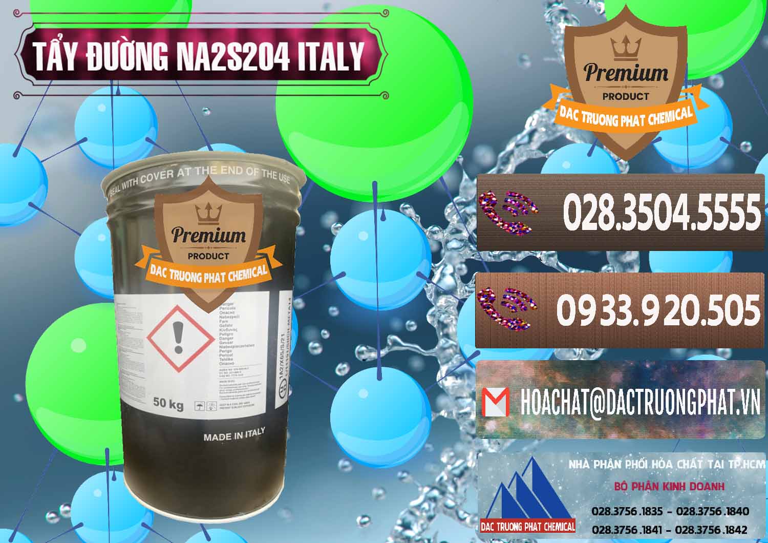 Nơi nhập khẩu _ bán Tẩy Đường - NA2S2O4 Ý Italy - 0422 - Cty nhập khẩu và phân phối hóa chất tại TP.HCM - hoachatviet.net