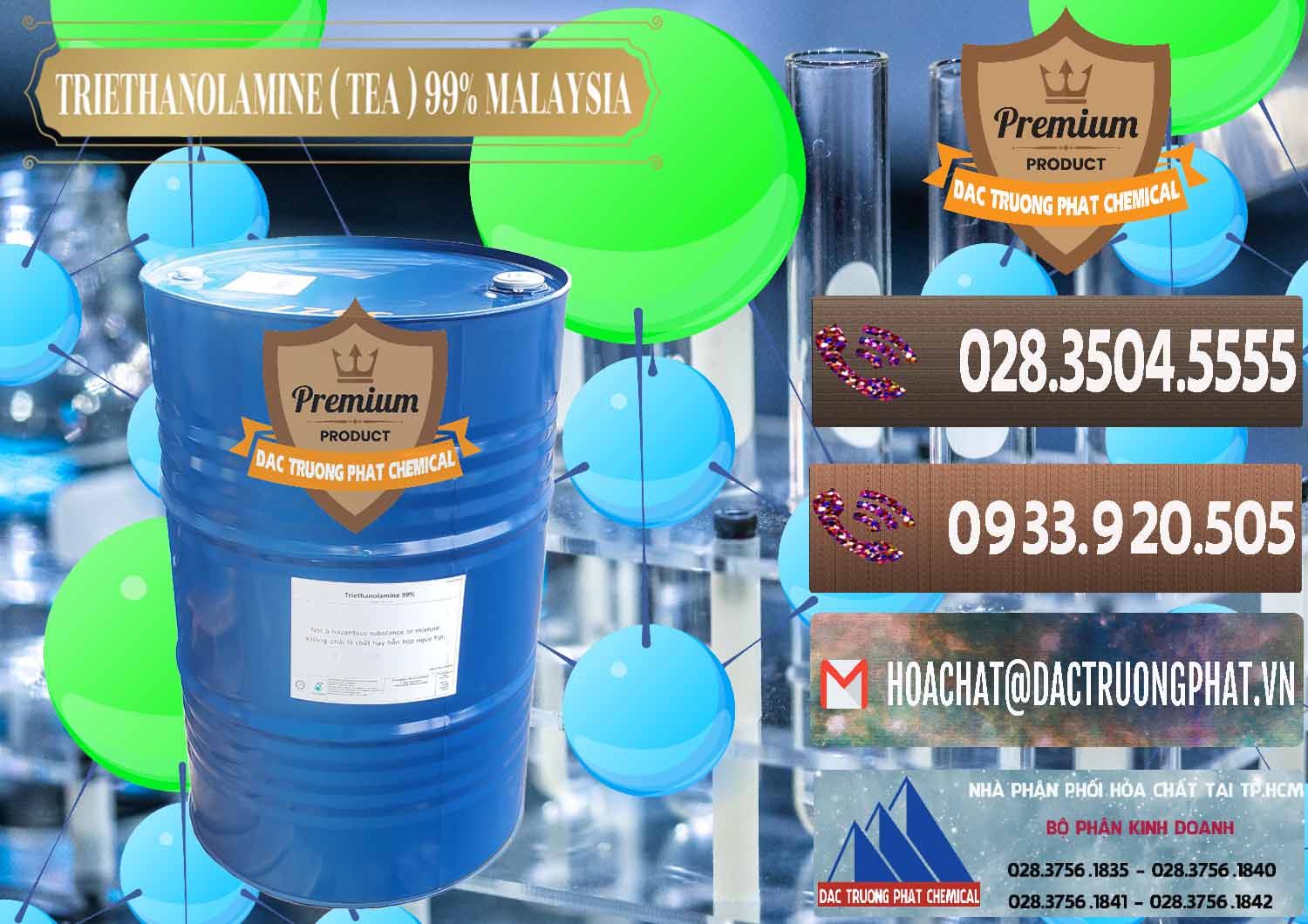 Chuyên nhập khẩu - bán TEA - Triethanolamine 99% Mã Lai Malaysia - 0323 - Phân phối & cung cấp hóa chất tại TP.HCM - hoachatviet.net