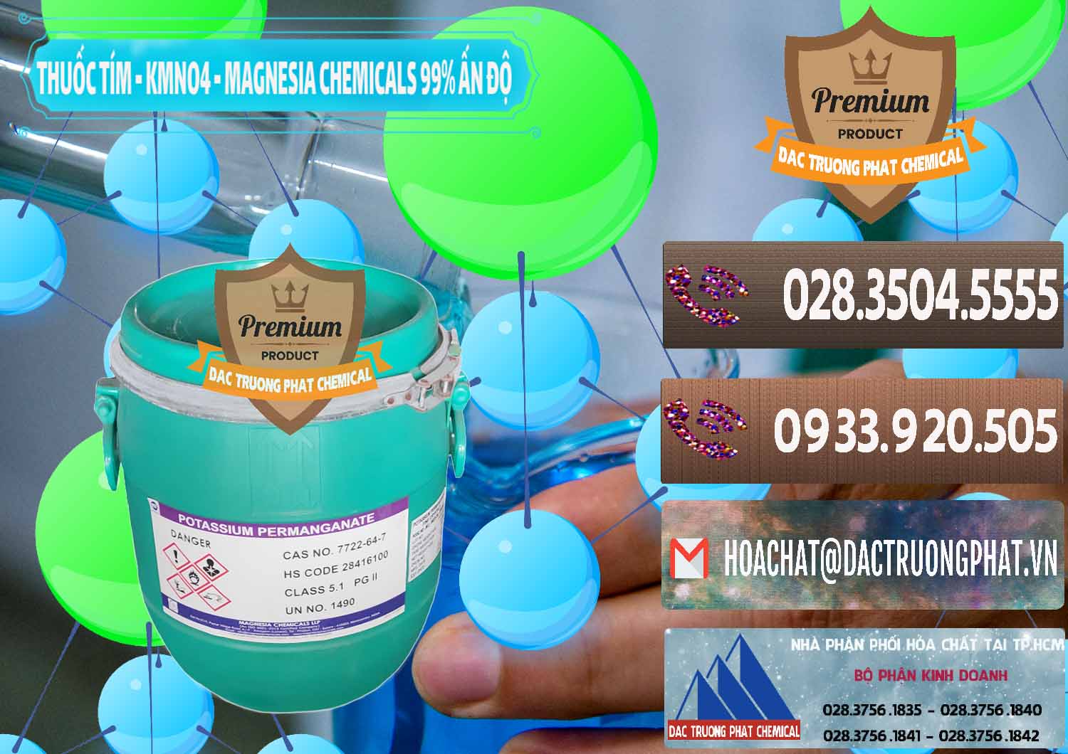 Chuyên nhập khẩu & bán Thuốc Tím - KMNO4 Magnesia Chemicals 99% Ấn Độ India - 0251 - Công ty phân phối và bán hóa chất tại TP.HCM - hoachatviet.net