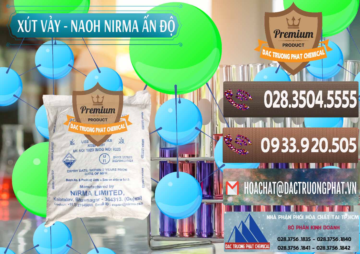Đơn vị chuyên bán - cung ứng Xút Vảy - NaOH Vảy Nirma Ấn Độ India - 0371 - Công ty bán - cung cấp hóa chất tại TP.HCM - hoachatviet.net