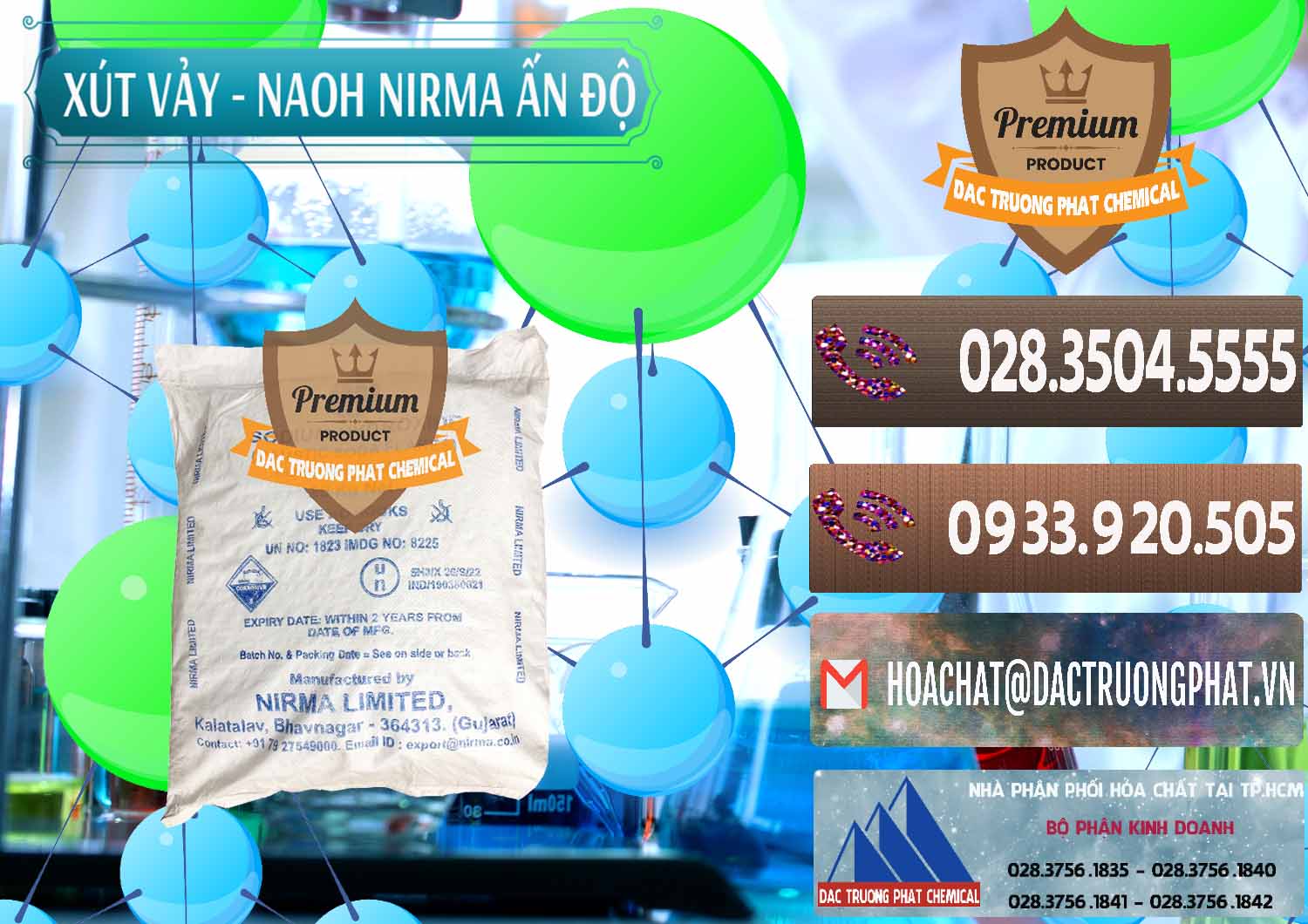 Nơi chuyên bán ( cung ứng ) Xút Vảy - NaOH Vảy Nirma Ấn Độ India - 0371 - Nơi chuyên bán ( phân phối ) hóa chất tại TP.HCM - hoachatviet.net