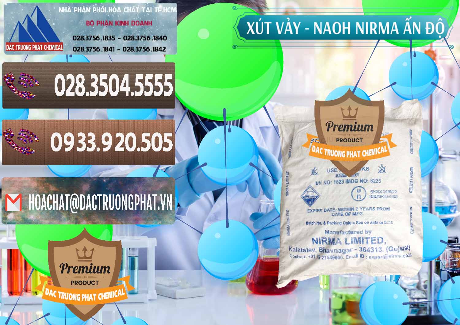 Chuyên cung cấp & bán Xút Vảy - NaOH Vảy Nirma Ấn Độ India - 0371 - Cty chuyên phân phối _ bán hóa chất tại TP.HCM - hoachatviet.net
