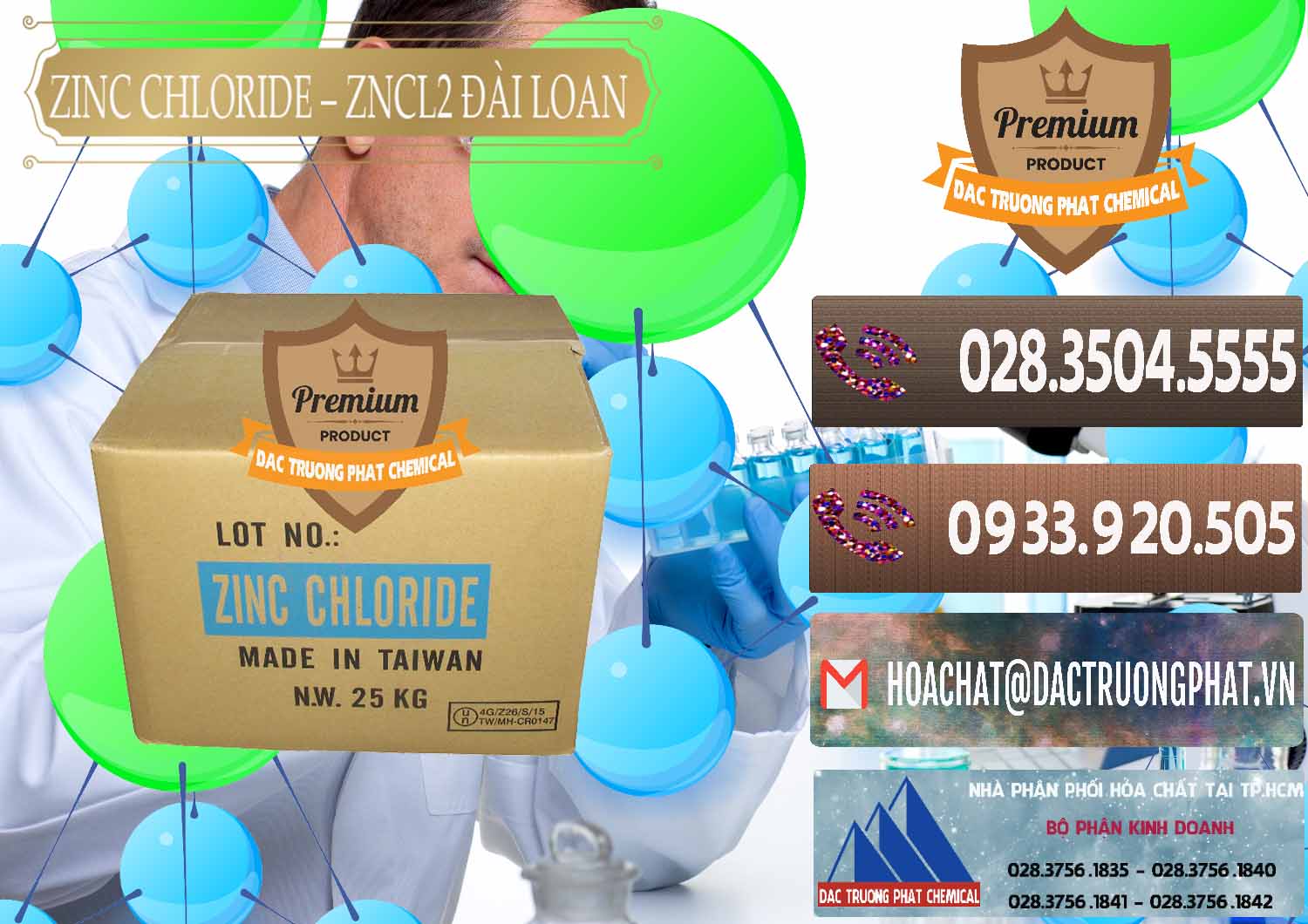 Công ty cung cấp và bán Zinc Chloride - ZNCL2 96% Đài Loan Taiwan - 0178 - Đơn vị phân phối & bán hóa chất tại TP.HCM - hoachatviet.net