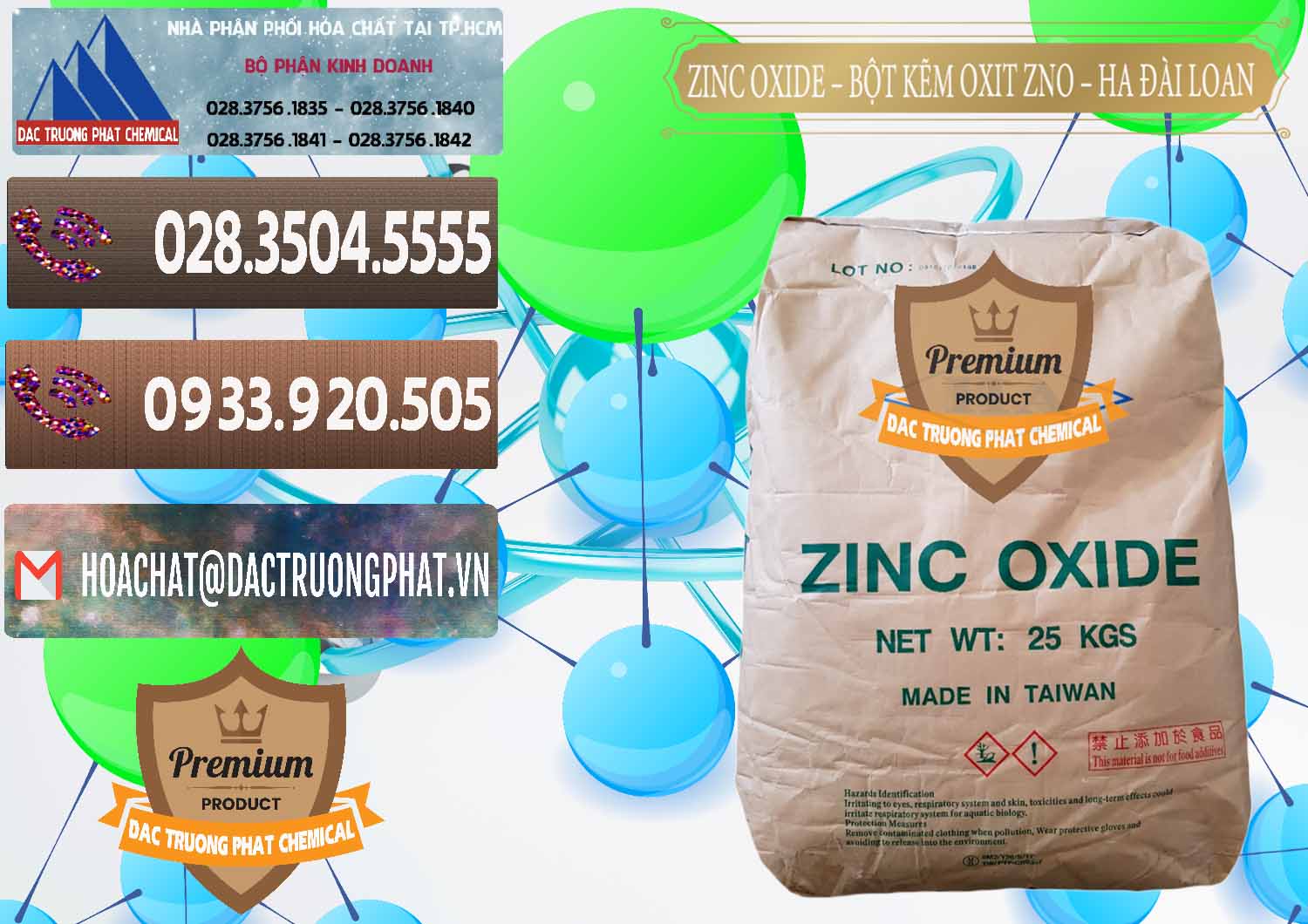 Công ty chuyên bán & phân phối Zinc Oxide - Bột Kẽm Oxit ZNO HA Đài Loan Taiwan - 0180 - Phân phối và cung cấp hóa chất tại TP.HCM - hoachatviet.net