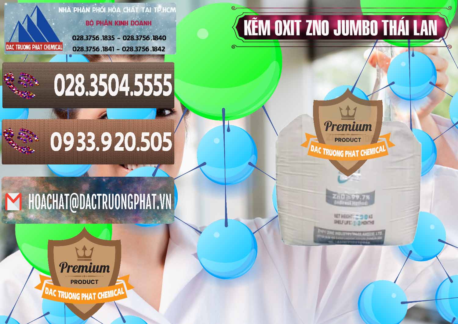 Nơi chuyên kinh doanh & bán Zinc Oxide - Bột Kẽm Oxit ZNO Jumbo Bành Thái Lan Thailand - 0370 - Công ty phân phối & cung cấp hóa chất tại TP.HCM - hoachatviet.net