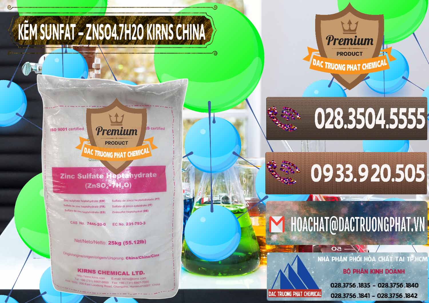 Công ty chuyên cung ứng ( bán ) Kẽm Sunfat – ZNSO4.7H2O Kirns Trung Quốc China - 0089 - Nhà cung cấp ( phân phối ) hóa chất tại TP.HCM - hoachatviet.net