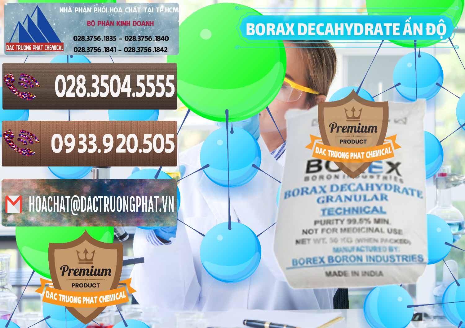 Phân phối - bán Borax Decahydrate Ấn Độ India - 0449 - Nơi chuyên phân phối - bán hóa chất tại TP.HCM - hoachatviet.net