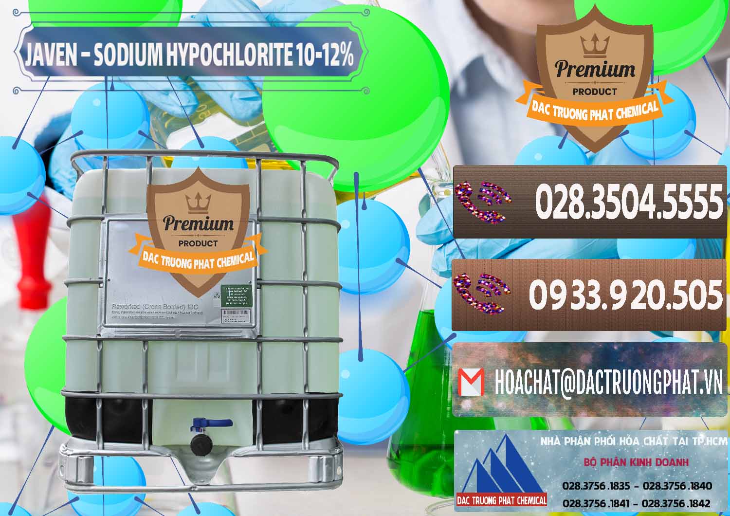 Công ty cung cấp & phân phối Javen - Sodium Hypochlorite 10-12% Việt Nam - 0188 - Chuyên phân phối và kinh doanh hóa chất tại TP.HCM - hoachatviet.net