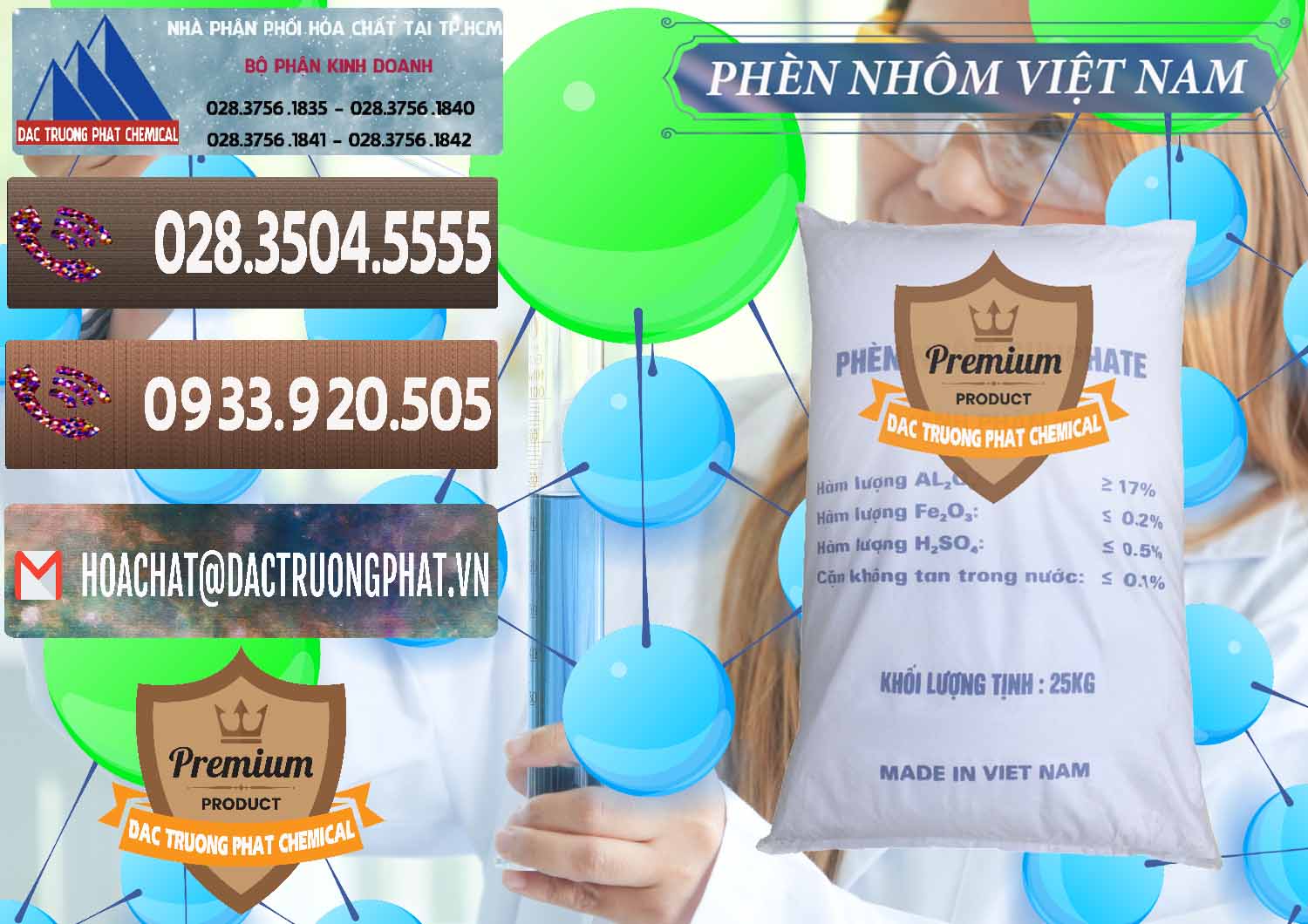 Công ty cung cấp và bán Phèn Nhôm - Al2(SO4)3 17% Việt Nam - 0465 - Cty bán & cung cấp hóa chất tại TP.HCM - hoachatviet.net