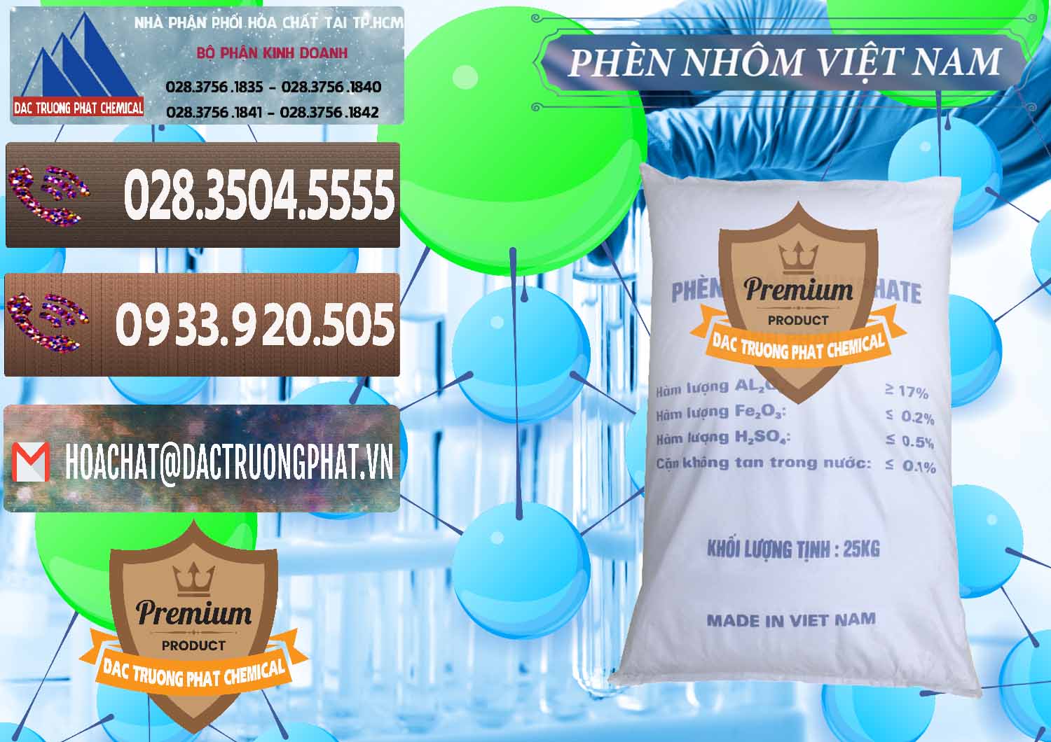 Cty cung cấp và bán Phèn Nhôm - Al2(SO4)3 17% Việt Nam - 0465 - Cty chuyên kinh doanh - phân phối hóa chất tại TP.HCM - hoachatviet.net