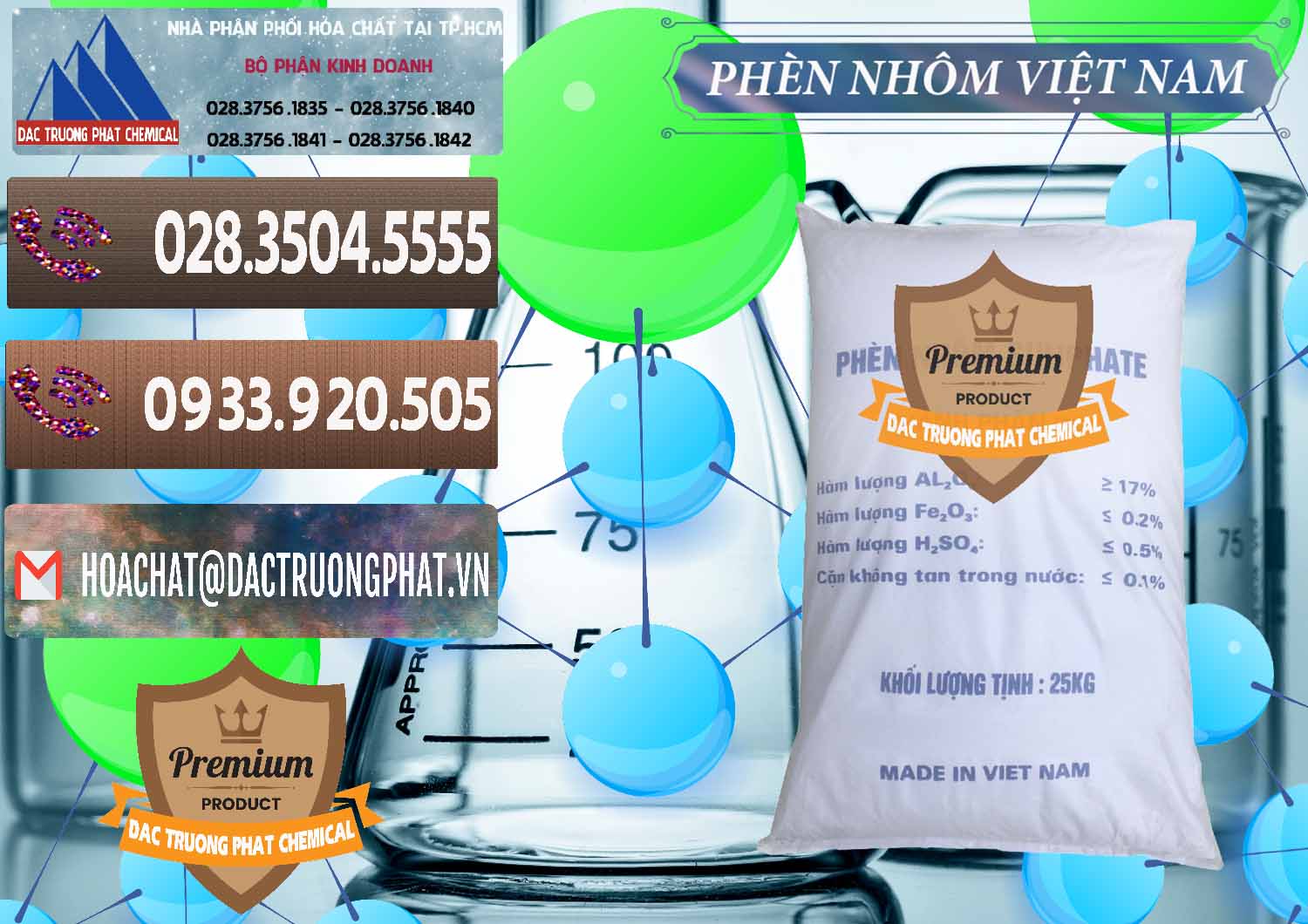 Công ty chuyên cung ứng & phân phối Phèn Nhôm - Al2(SO4)3 17% Việt Nam - 0465 - Nhà cung ứng & bán hóa chất tại TP.HCM - hoachatviet.net
