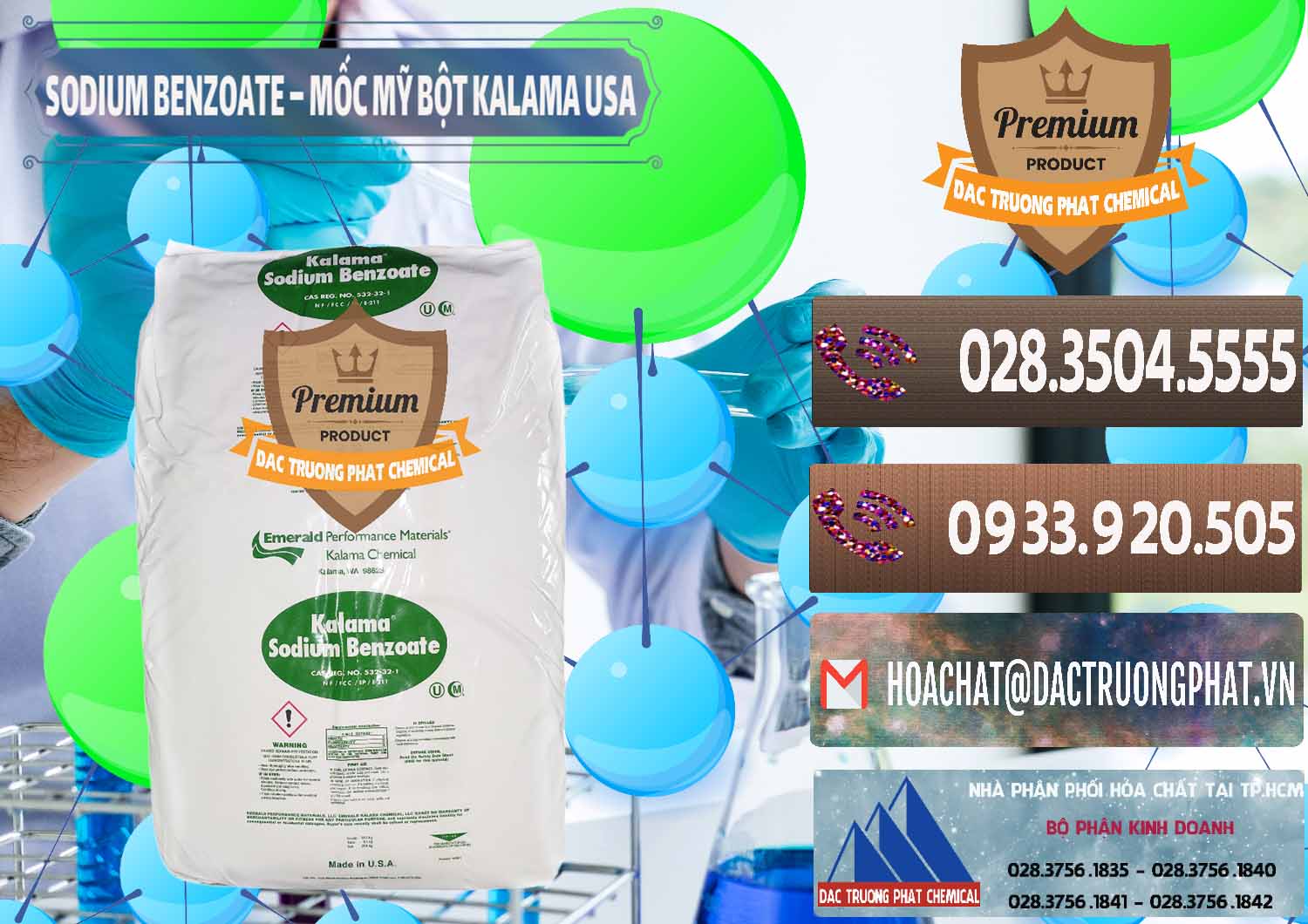 Nơi nhập khẩu và bán Sodium Benzoate - Mốc Bột Kalama Food Grade Mỹ Usa - 0136 - Công ty chuyên cung cấp _ nhập khẩu hóa chất tại TP.HCM - hoachatviet.net