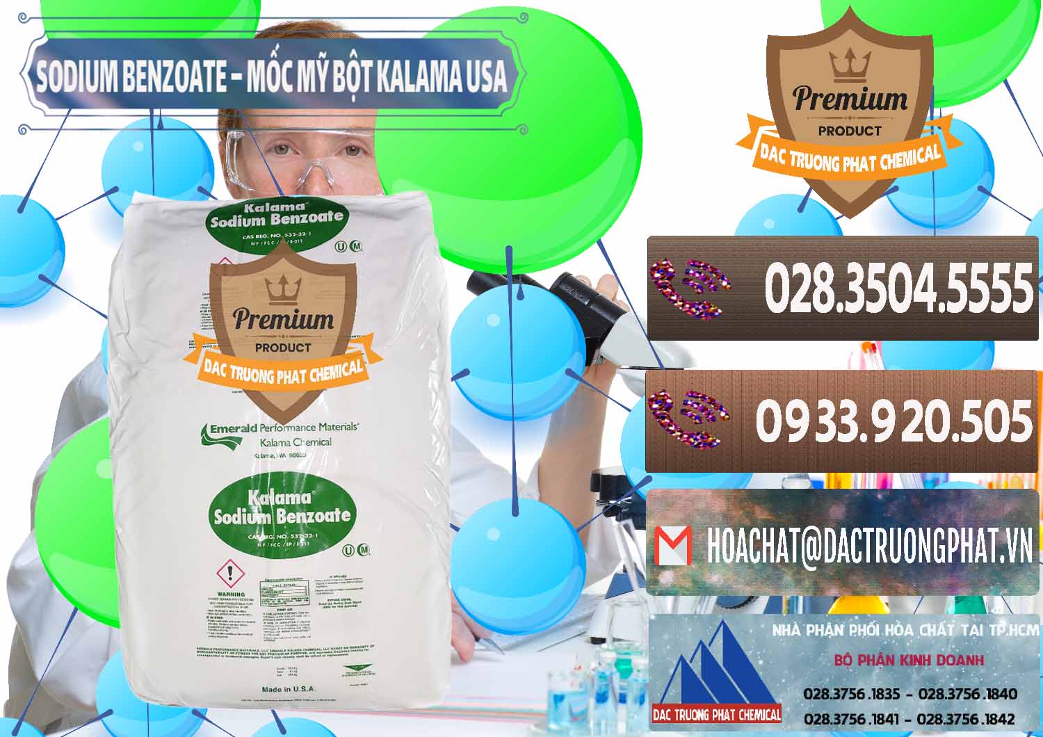 Chuyên nhập khẩu _ bán Sodium Benzoate - Mốc Bột Kalama Food Grade Mỹ Usa - 0136 - Công ty phân phối và bán hóa chất tại TP.HCM - hoachatviet.net
