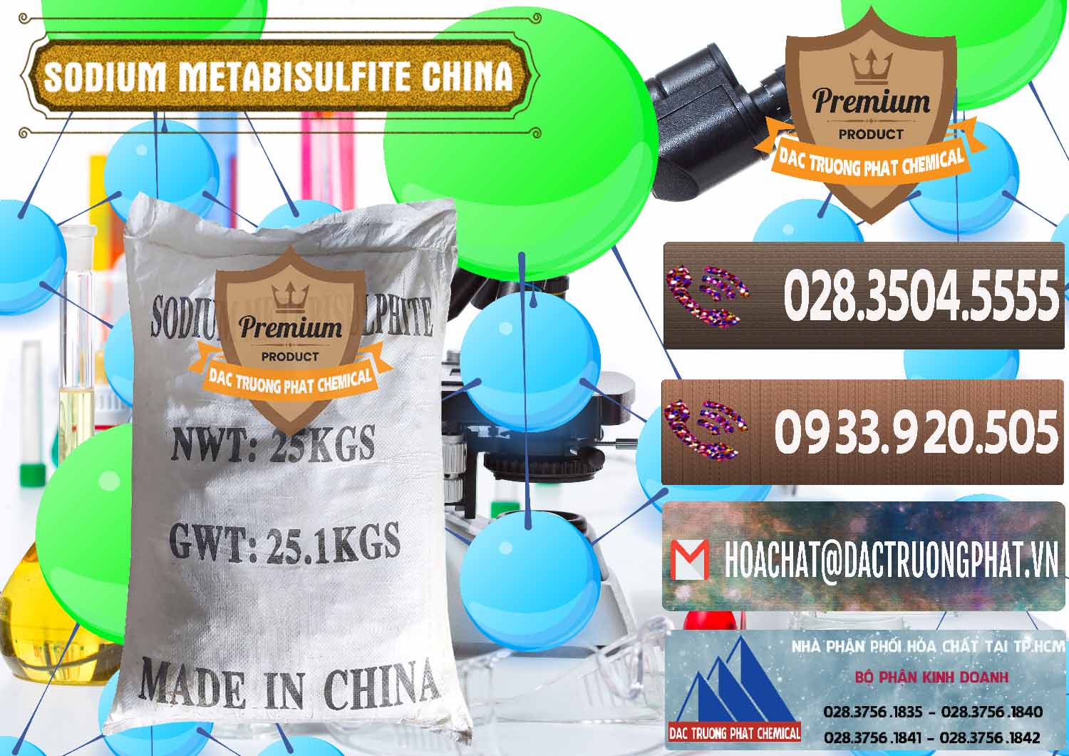 Nơi chuyên cung ứng & bán Sodium Metabisulfite - NA2S2O5 Trung Quốc China - 0484 - Công ty nhập khẩu và phân phối hóa chất tại TP.HCM - hoachatviet.net