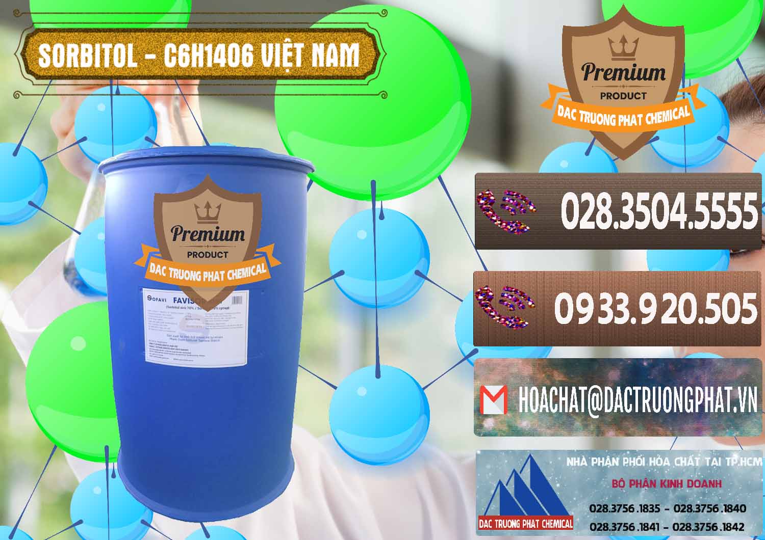 Cung cấp - bán Sorbitol - C6H14O6 Lỏng 70% Food Grade Việt Nam - 0438 - Nơi cung cấp _ phân phối hóa chất tại TP.HCM - hoachatviet.net