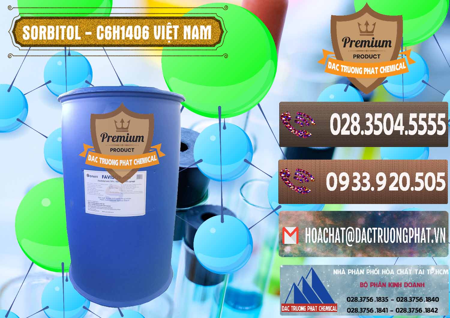 Nơi bán và phân phối Sorbitol - C6H14O6 Lỏng 70% Food Grade Việt Nam - 0438 - Chuyên kinh doanh & bán hóa chất tại TP.HCM - hoachatviet.net