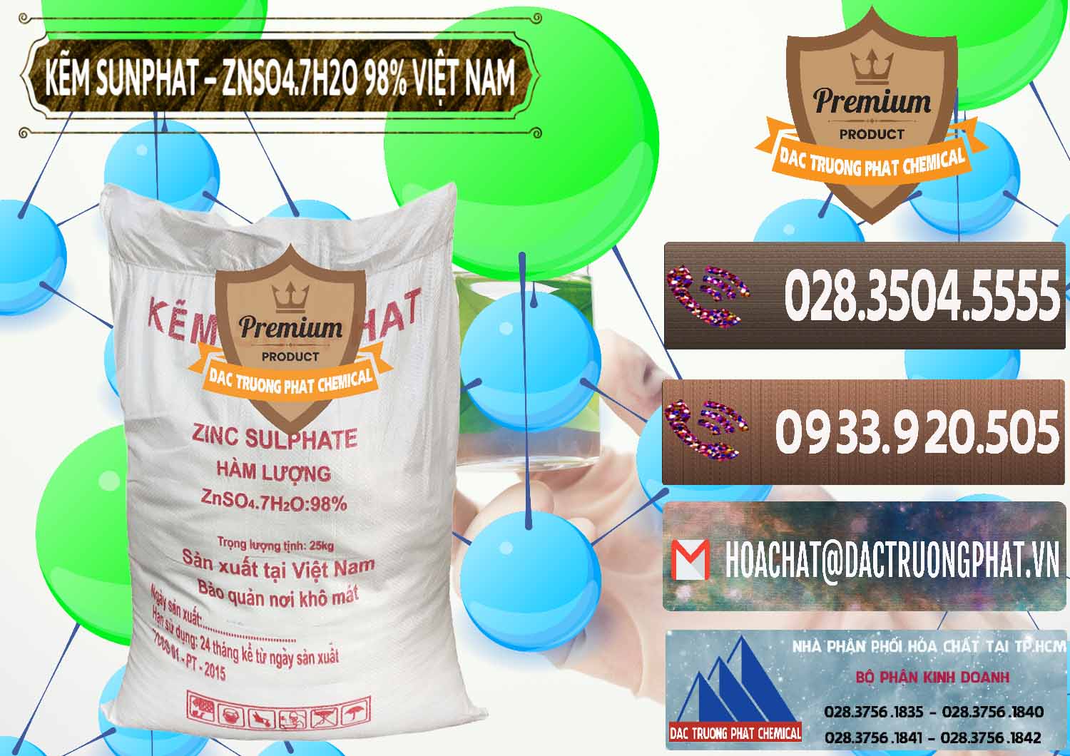 Chuyên bán và cung ứng Kẽm Sunfat – ZNSO4.7H2O Việt Nam - 0189 - Bán ( cung ứng ) hóa chất tại TP.HCM - hoachatviet.net