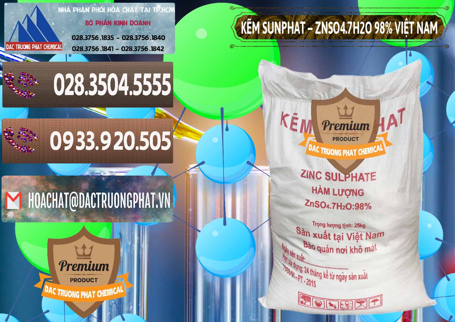 Cty chuyên bán - cung ứng Kẽm Sunfat – ZNSO4.7H2O Việt Nam - 0189 - Công ty cung cấp và phân phối hóa chất tại TP.HCM - hoachatviet.net